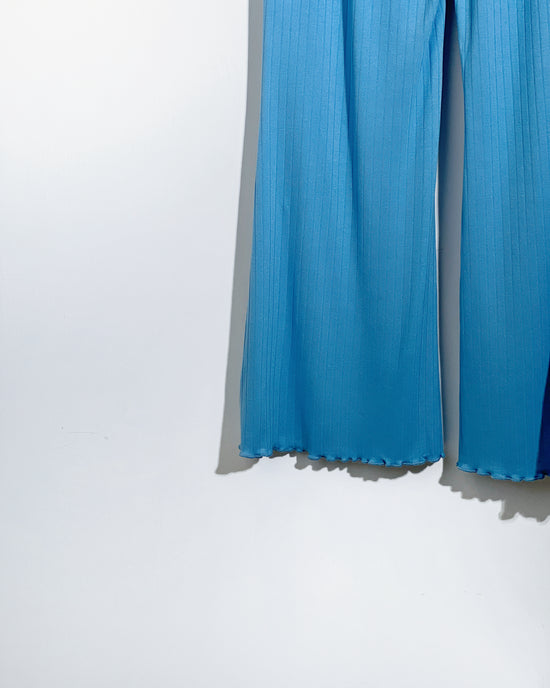 aalis DENIA FW25 ruffle hem pants (Blue)