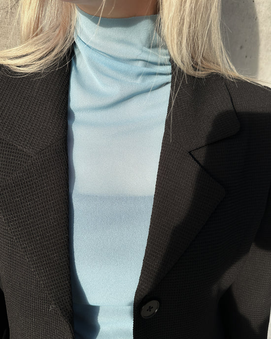 aalis DASHA waffle fitted blazer (Black)