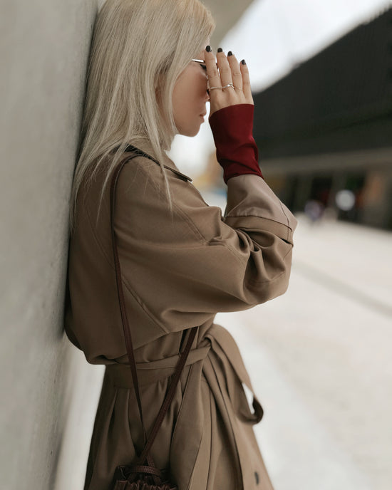 (Pre-order) aalis VEA classic trench coat (Khaki)