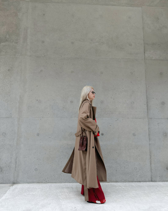 (Pre-order) aalis VEA classic trench coat (Khaki)