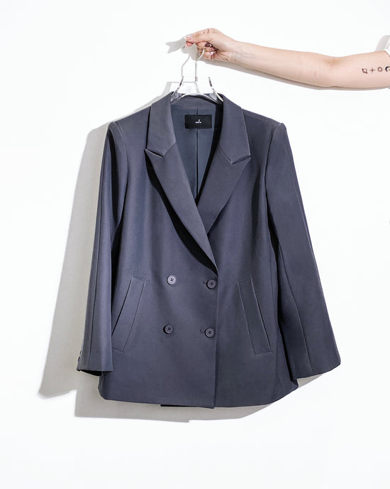 aalis GILLY slant pockets blazer (grey)