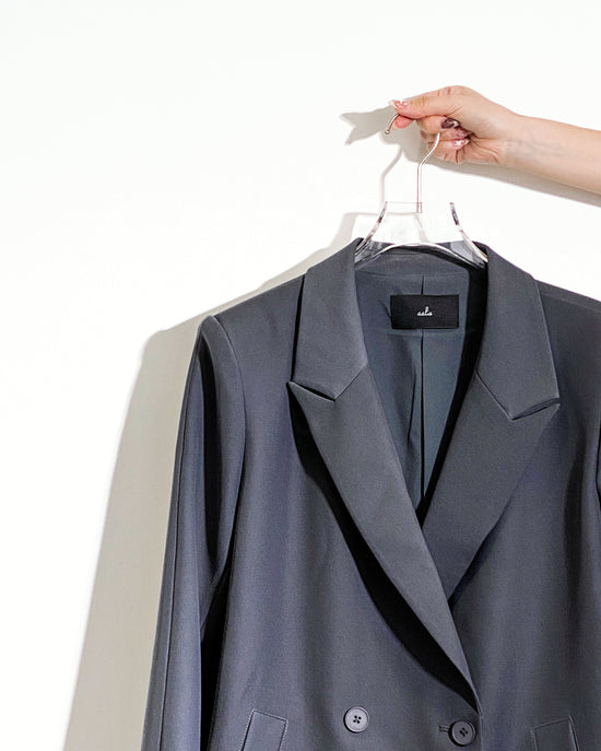 aalis GILLY slant pockets blazer (grey)