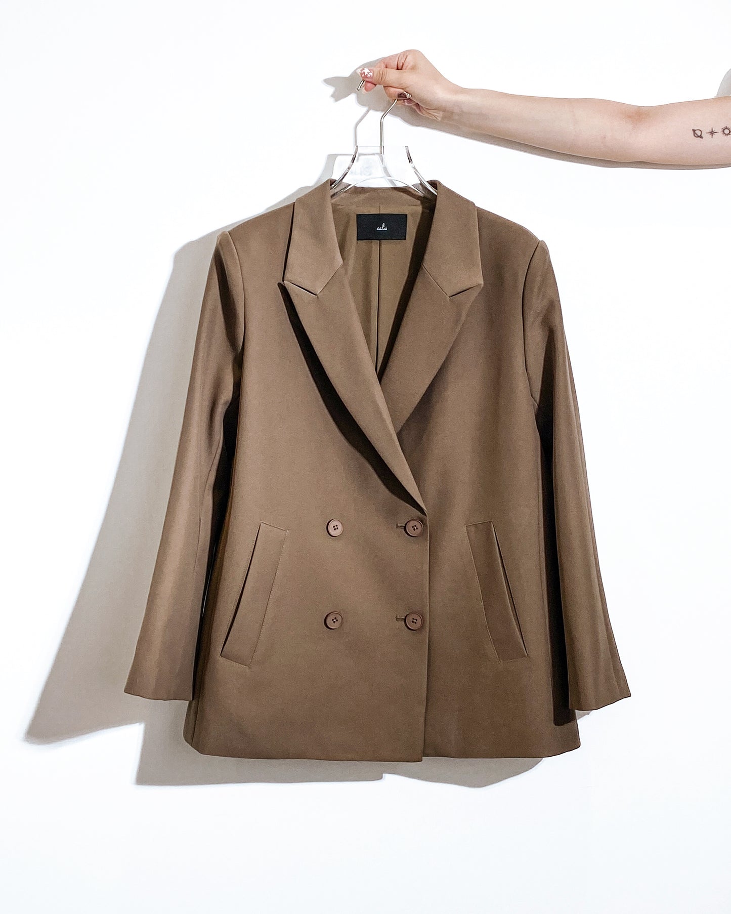 aalis GILLY slant pockets blazer (coco)