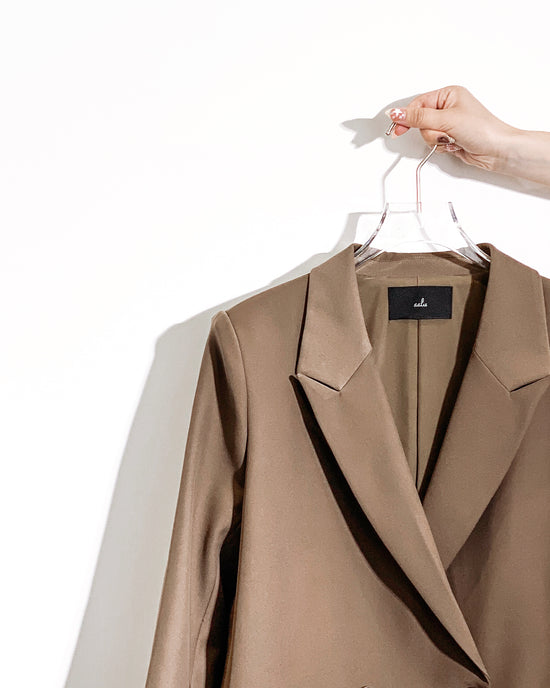 aalis GILLY slant pockets blazer (coco)