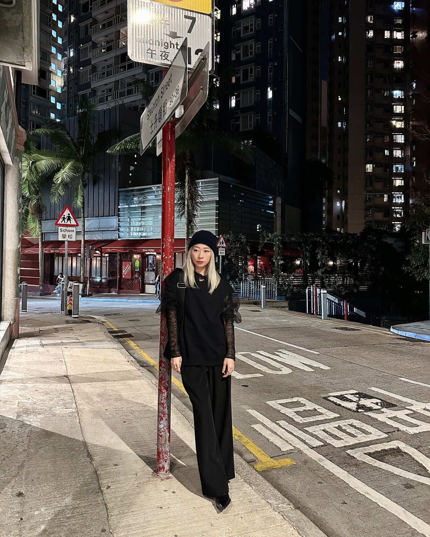 aalis EVANA FW25 lace top (Purple Grey)