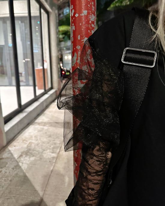 aalis EVANA FW25 lace top (Purple Grey)