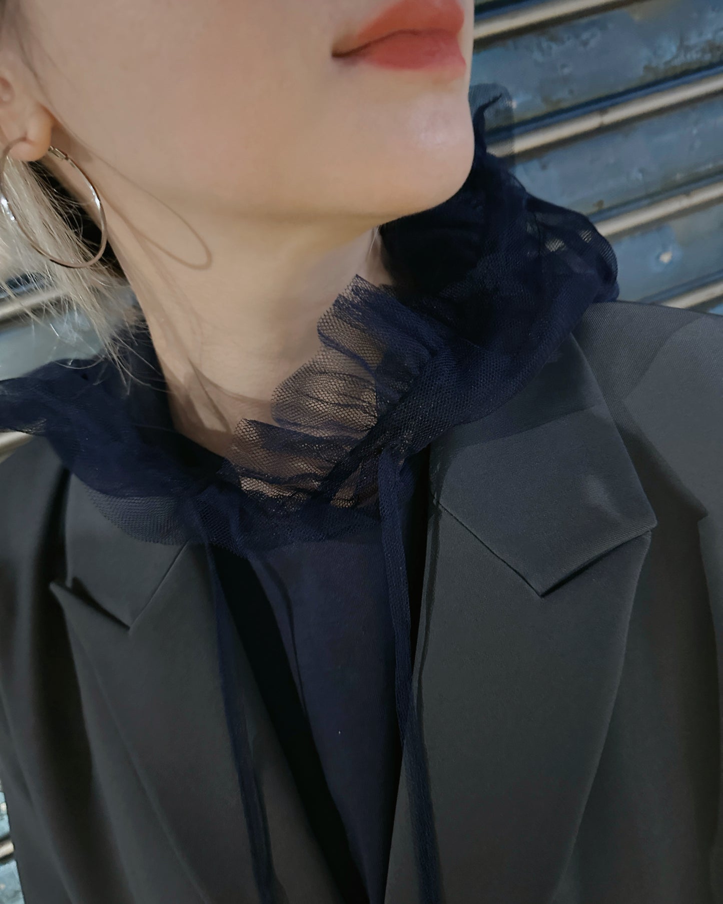 aalis GILLY slant pockets blazer (grey)