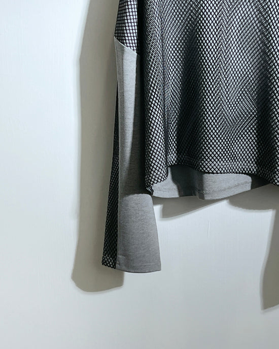 aalis YANKA 荷叶边缝合细节 长袖上衣 (白色)