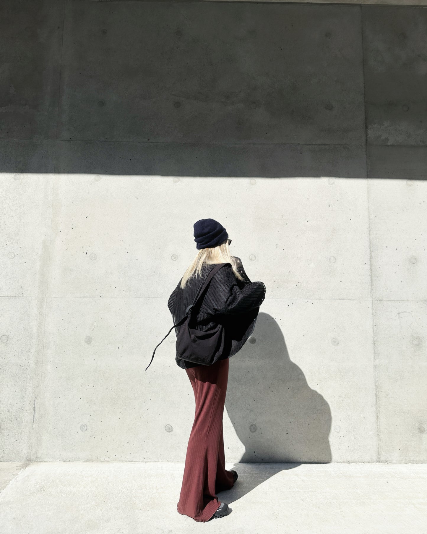 aalis ROMY leather detail 2-way jacket (Black)