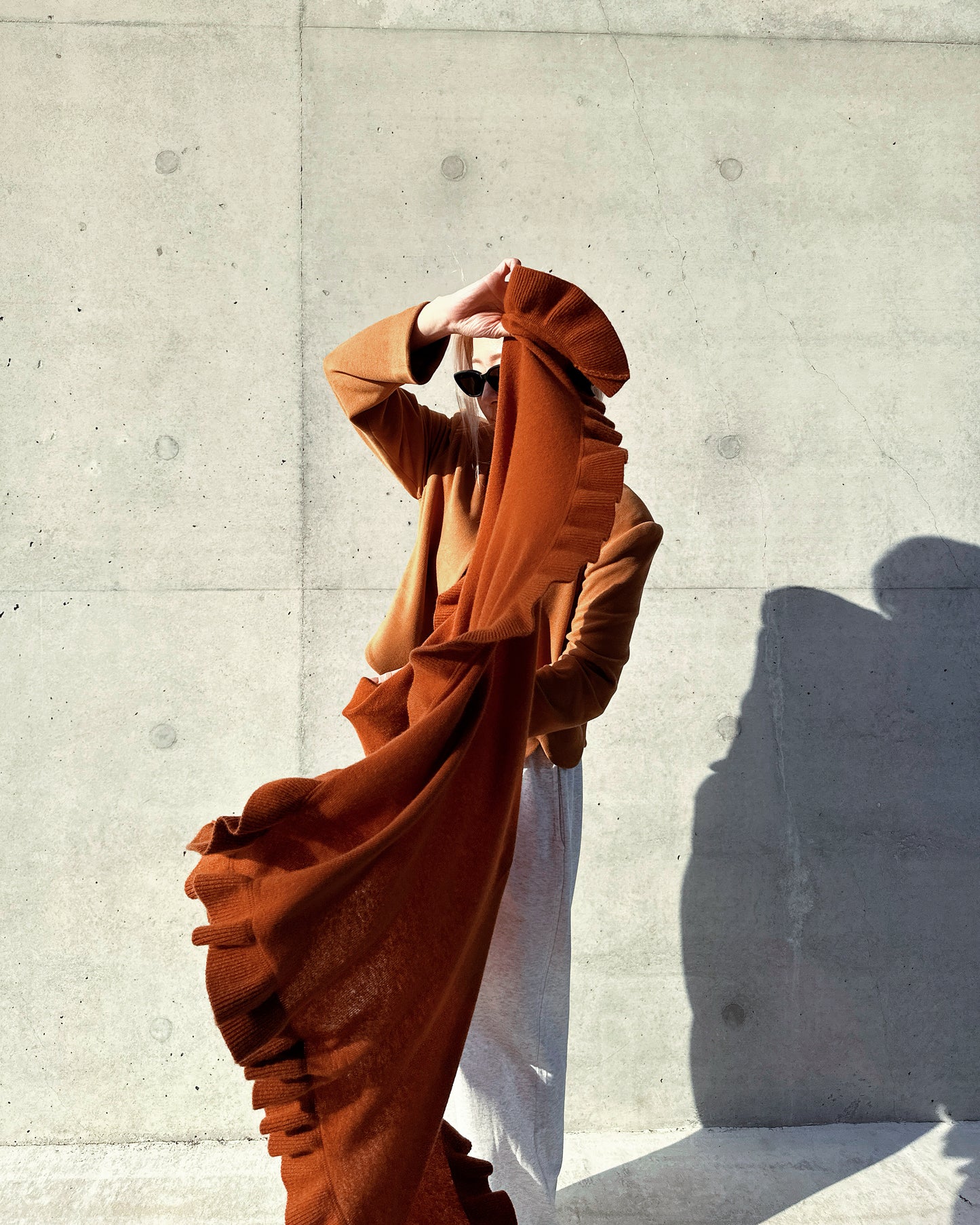 aalis LUCIE FW25 cashmere scarf (Camel)