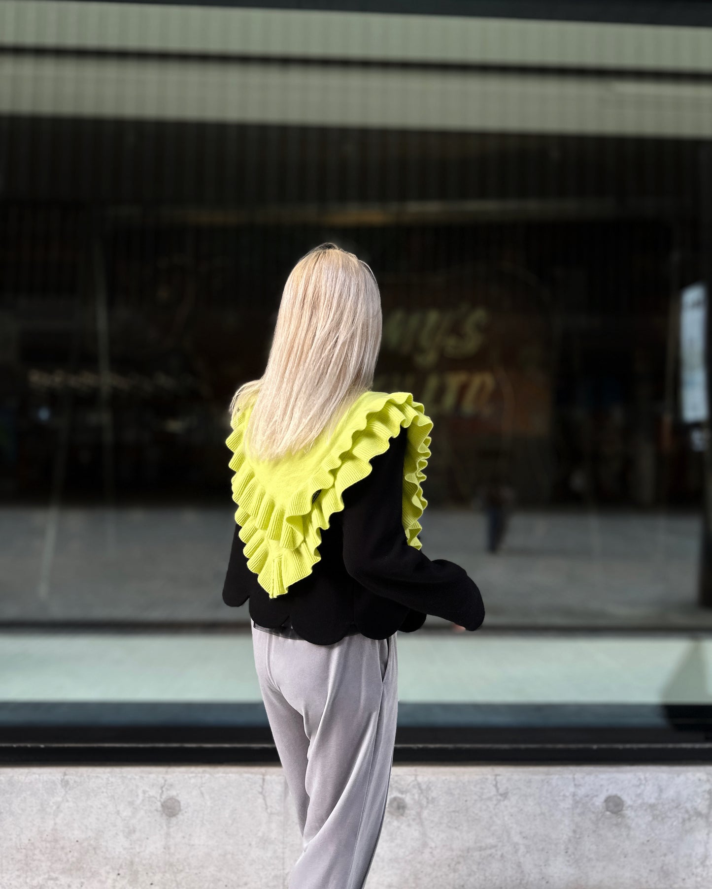 aalis IZZY velvet pants (Lt Grey)