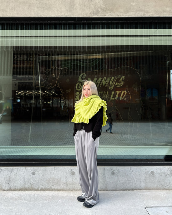 aalis IZZY velvet pants (Lt Grey)