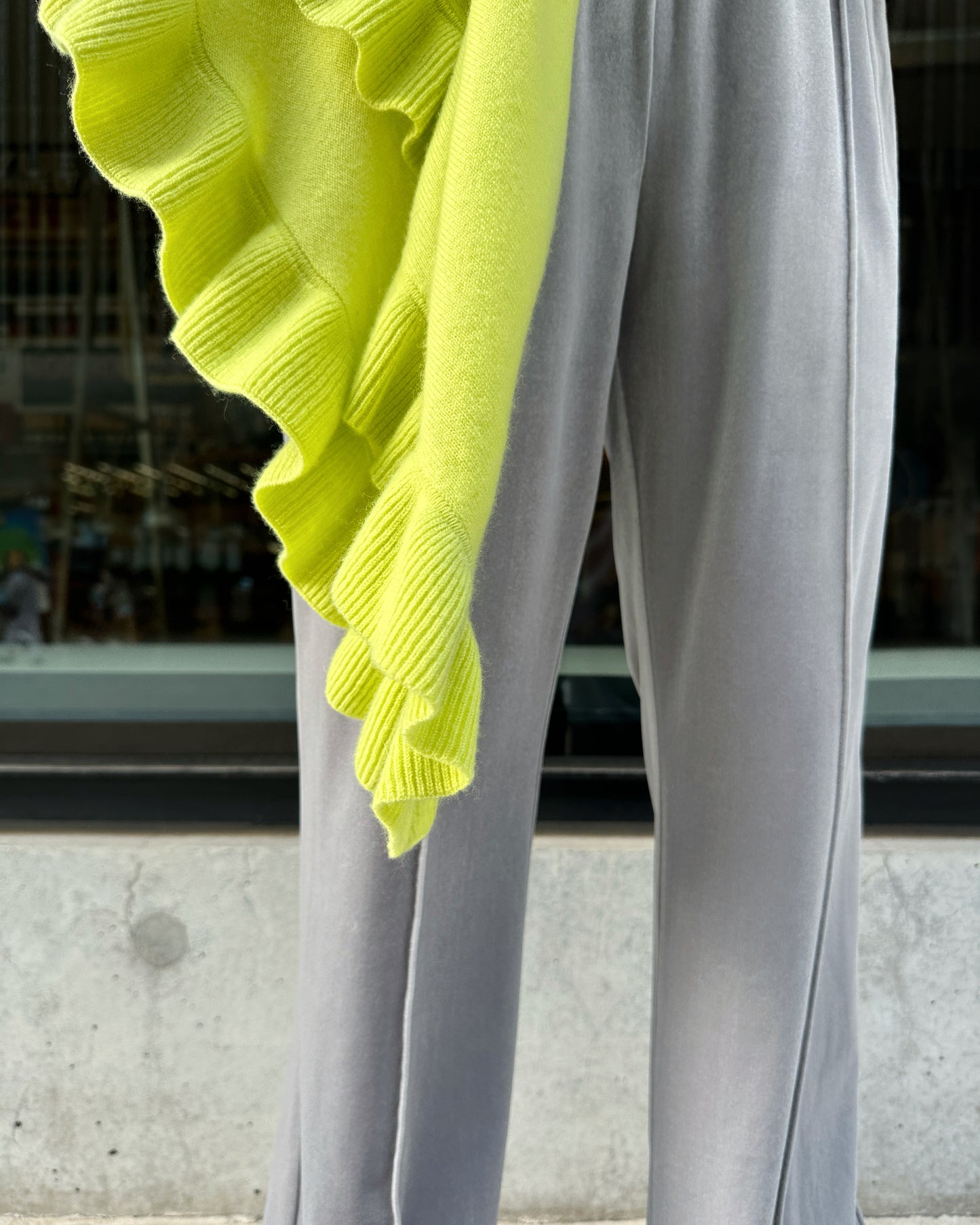 aalis IZZY velvet pants (Lt Grey)