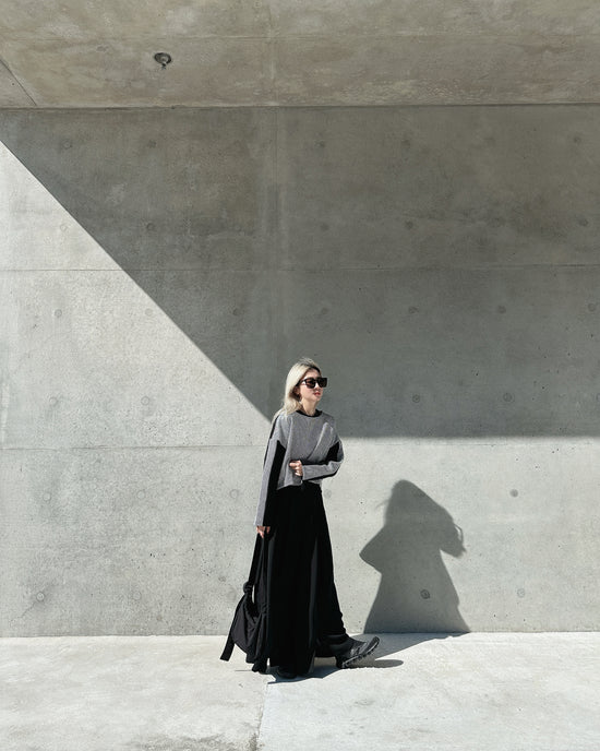 aalis BANKS LONG full length pants (Black)