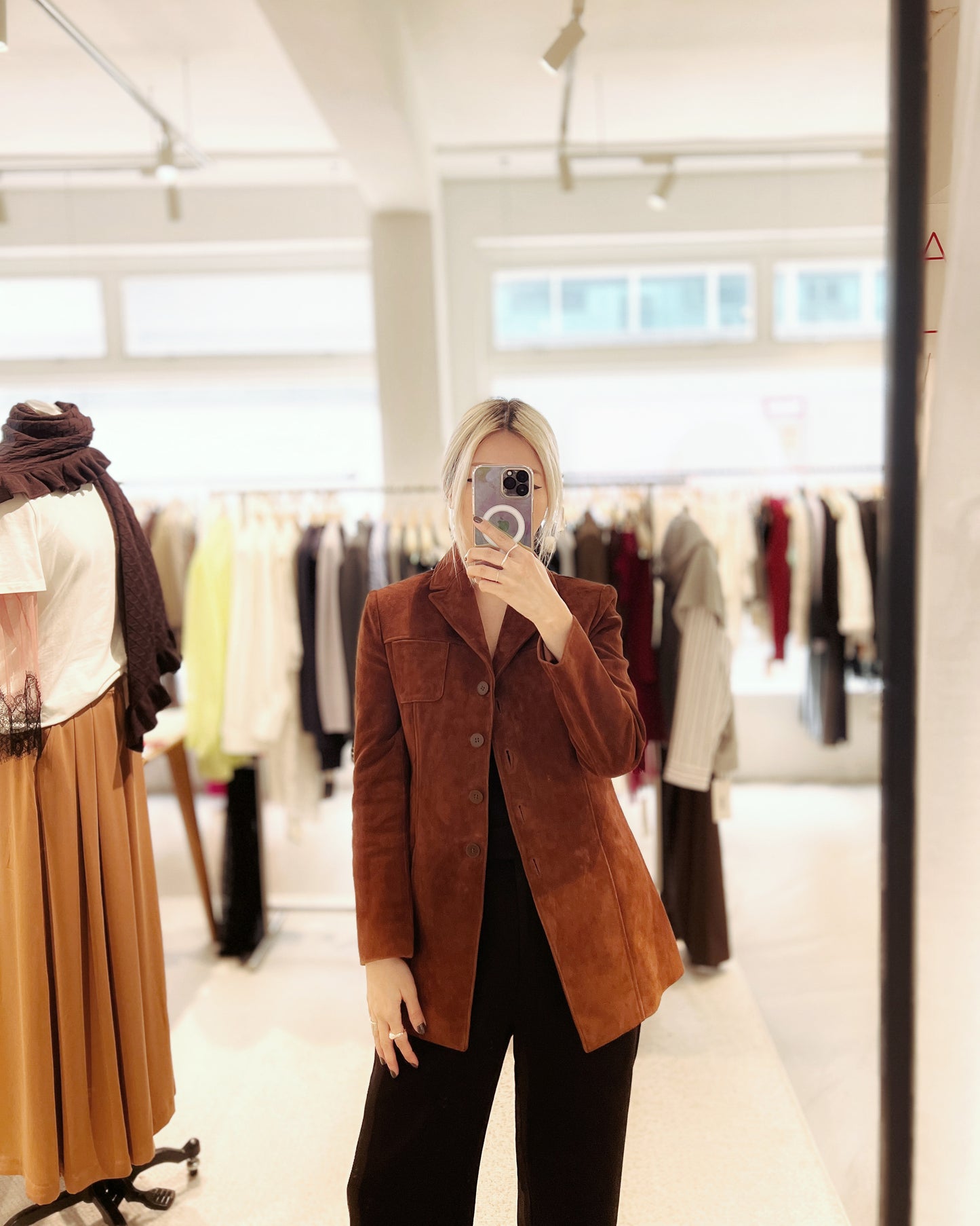 (Pre-order) aalis OXFORD FW25 leather jacket (Camel) (Custom size)