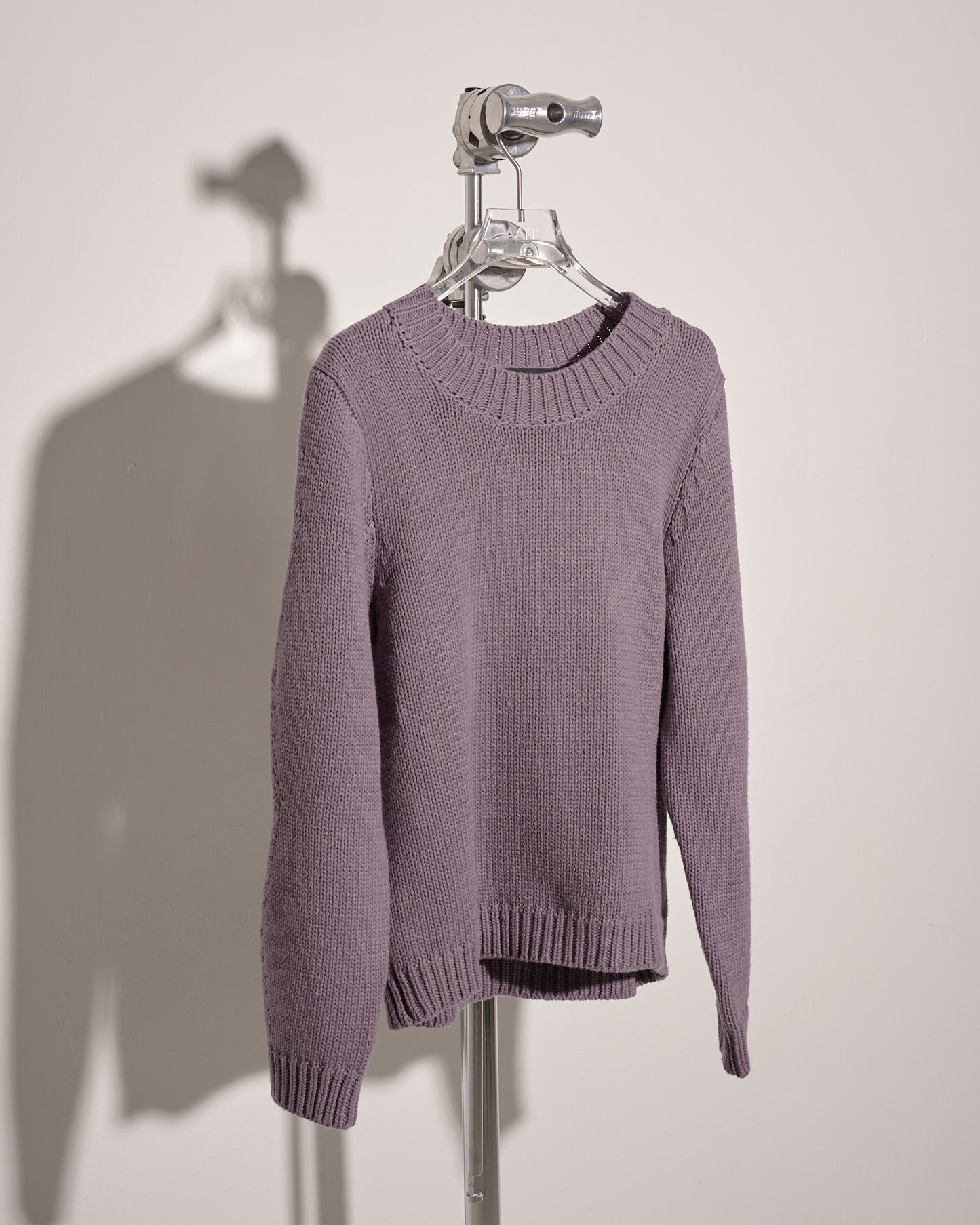 aalis HAW sweater with wavy motive (Purple grey)