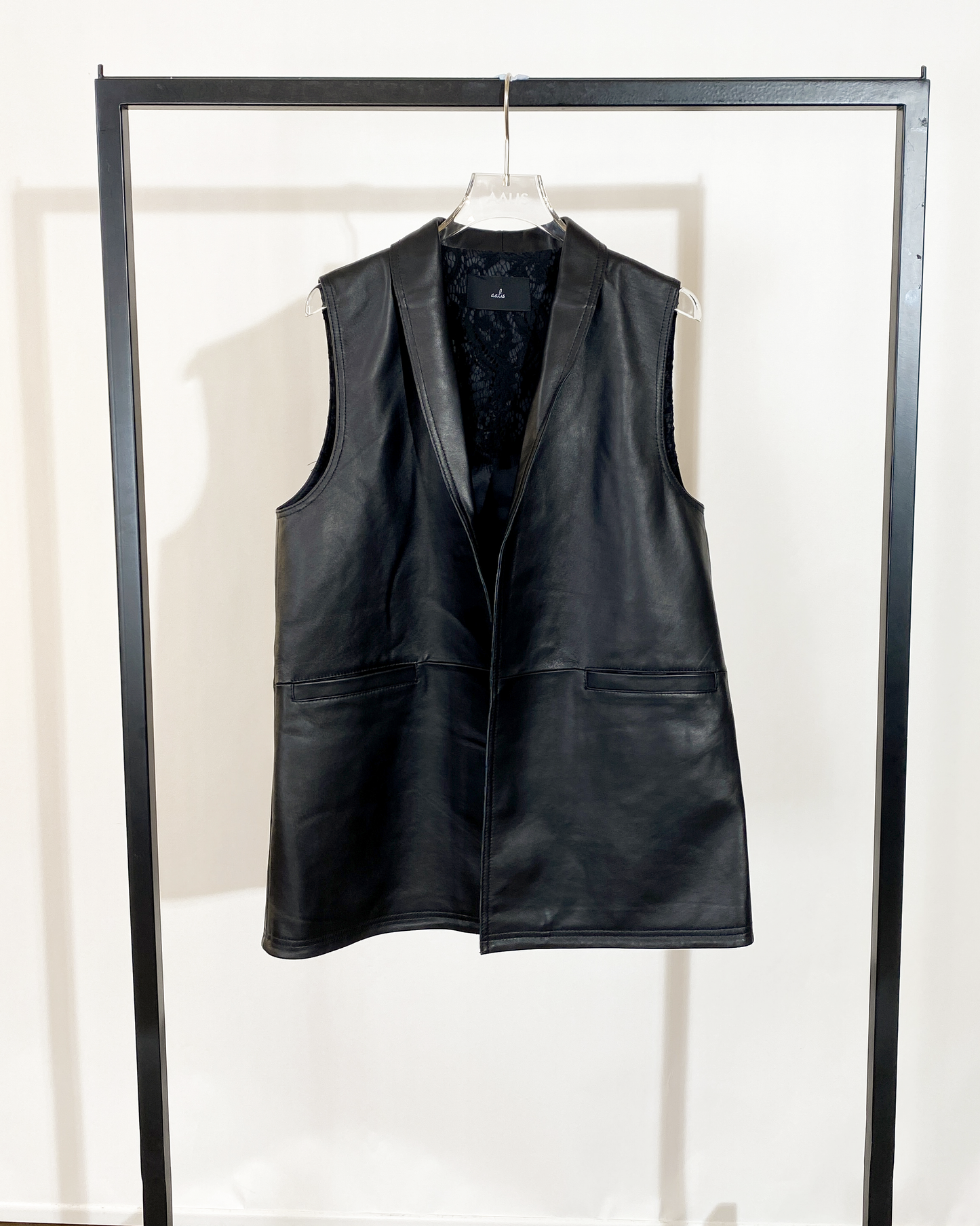 (Pre-order) aalis JENN leather vest (6 colours - Custom Size)