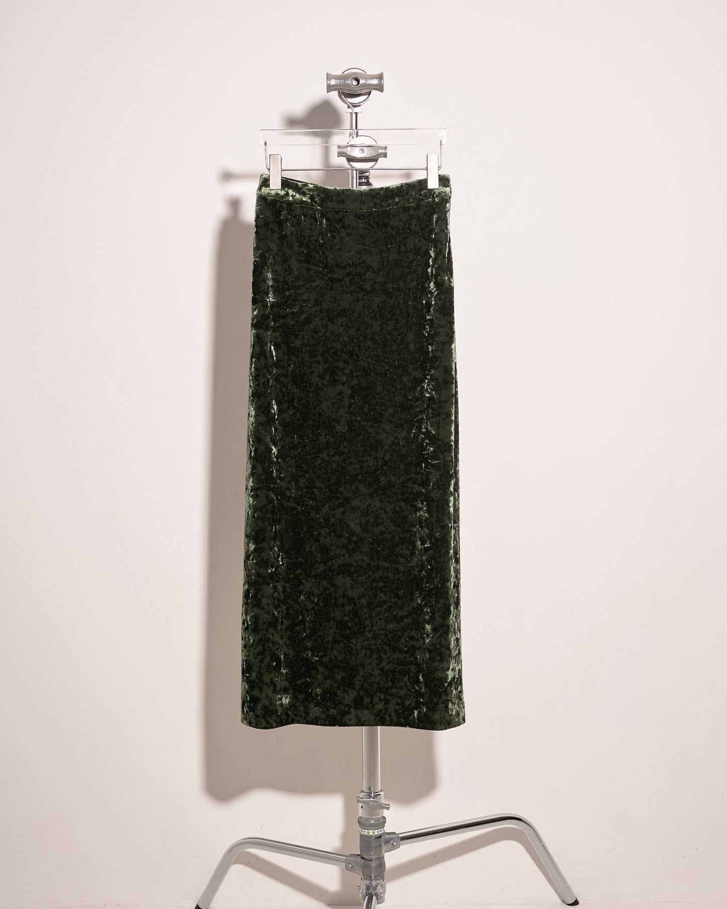 aalis SOFIJA velvet maxi skirt (Dark green)