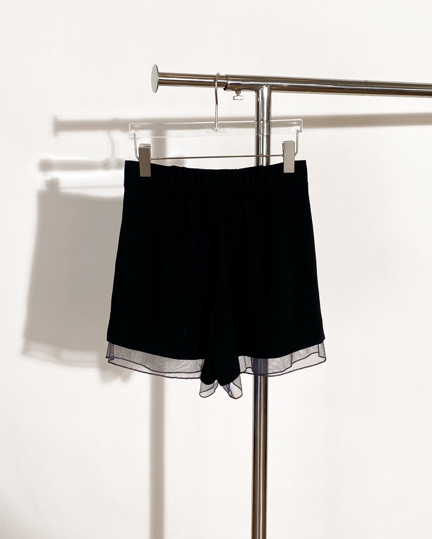 aalis ABIA mesh layers suiting shorts (Black)