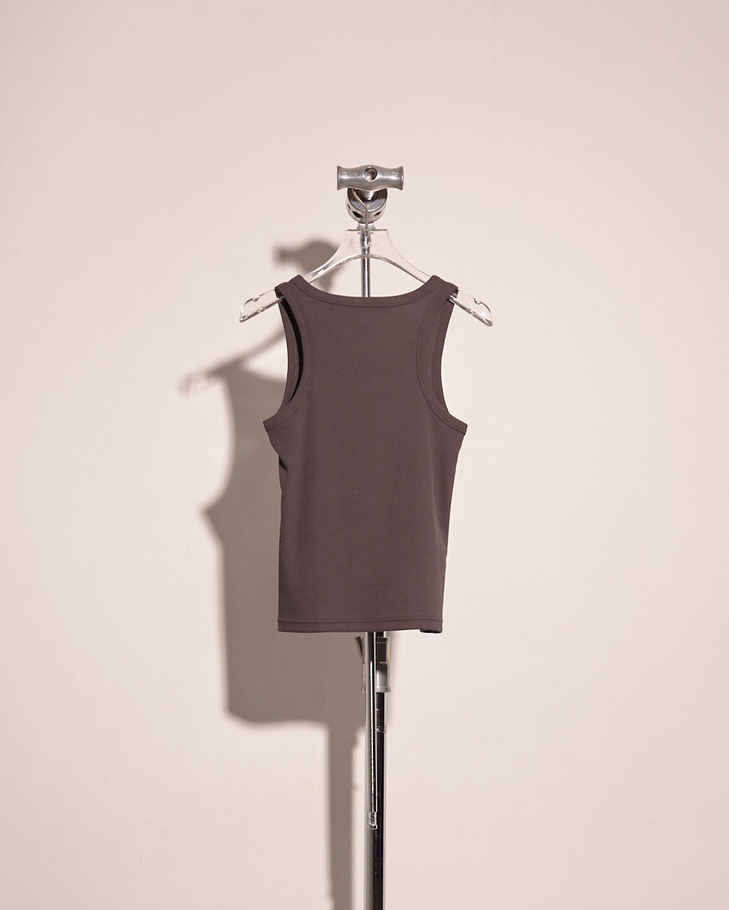 aalis MARGI ribbed racer tank (Charcoal)