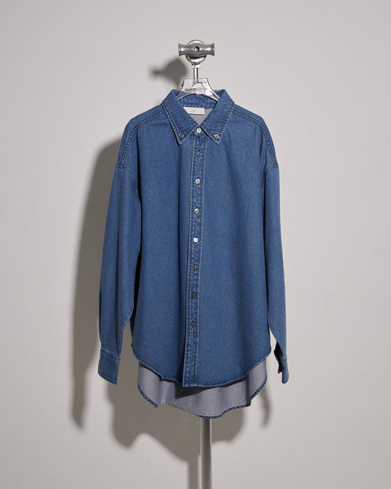 aalis HIL oversize denim shirt (Blue)