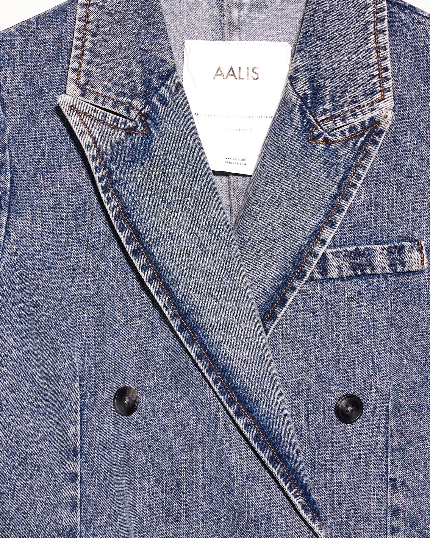 aalis ORLI denim blazer (Blue denim)