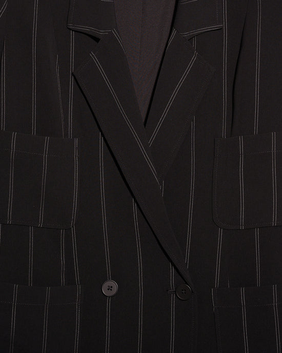aalis LISS 4 pockets blazer (Black white stripe)