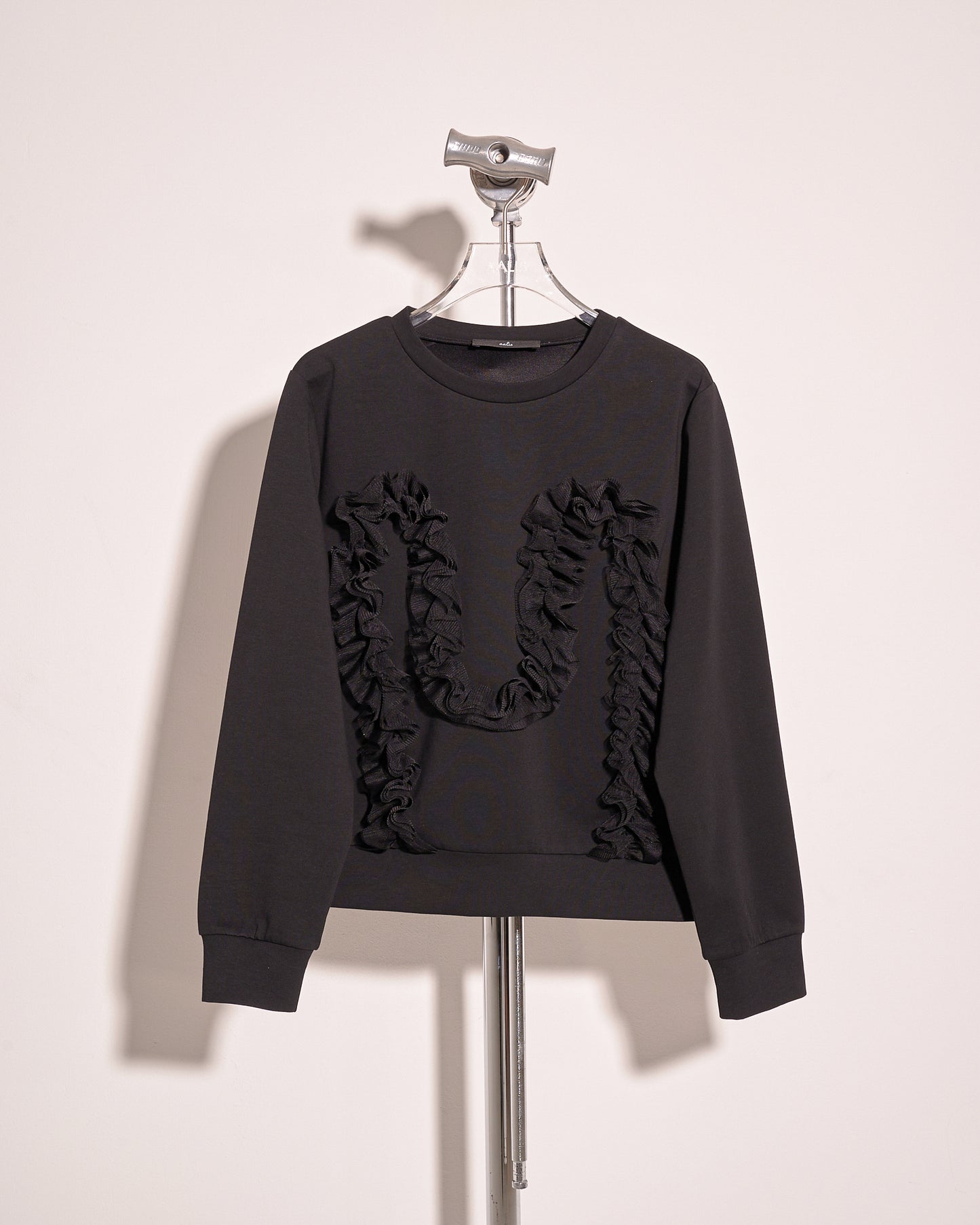 aalis DEBBIE tulle motive sweater (Black)