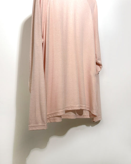 aalis HAROMI raglan sleeves relaxed L/S top (Light Pink)