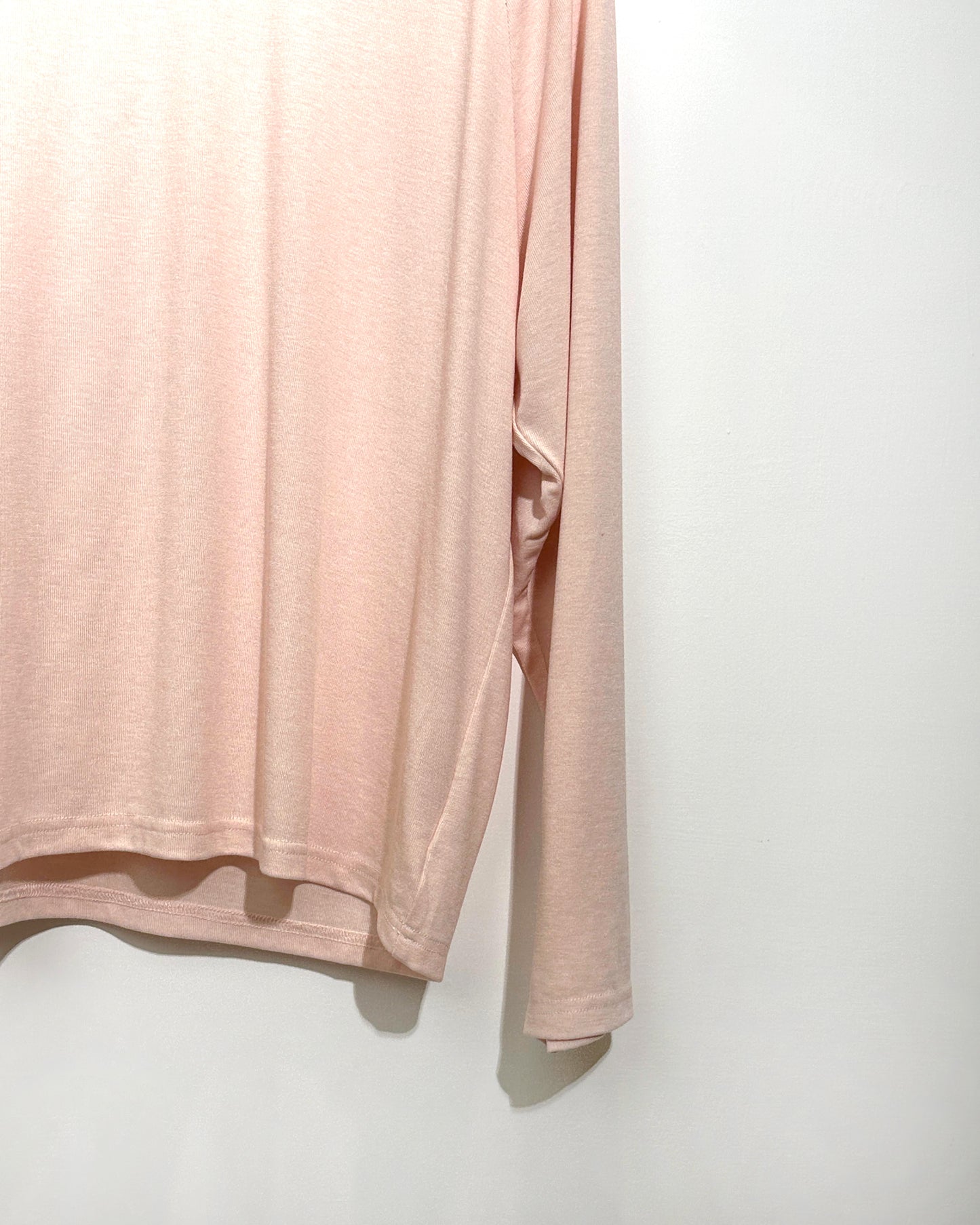aalis HAROMI raglan sleeves relaxed L/S top (Light Pink)