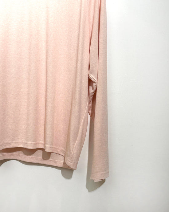 aalis HAROMI raglan sleeves relaxed L/S top (Light Pink)