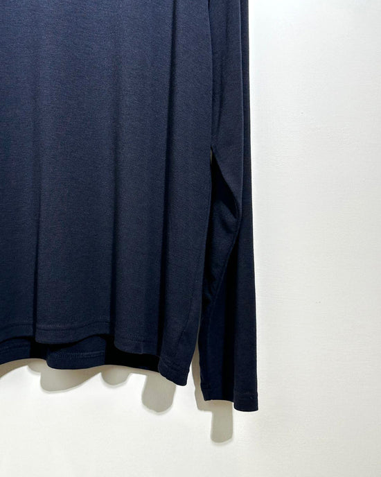 aalis HAROMI raglan sleeves relaxed L/S top (Midnight blue)