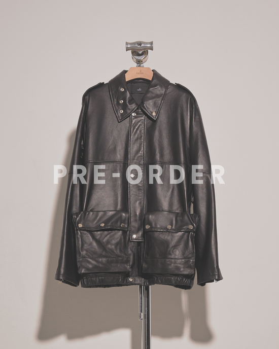 Load image into Gallery viewer, (Pre-order) aalis BROOK pocket leather jacket (6 colours)
