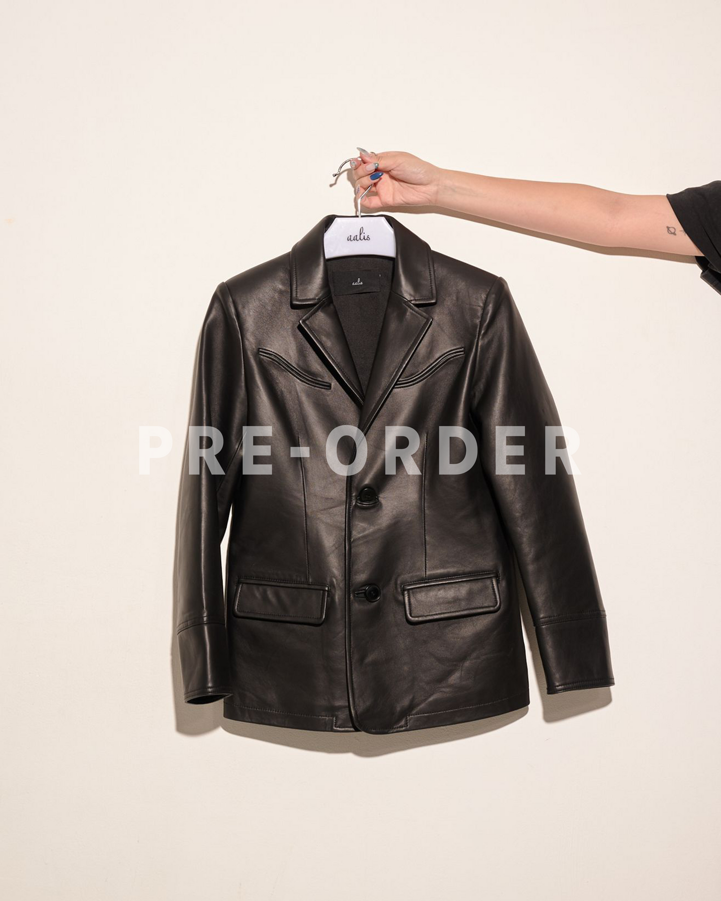 (Pre-order) aalis CAMDEN FW24 leather jacket (5 colours - Custom size)