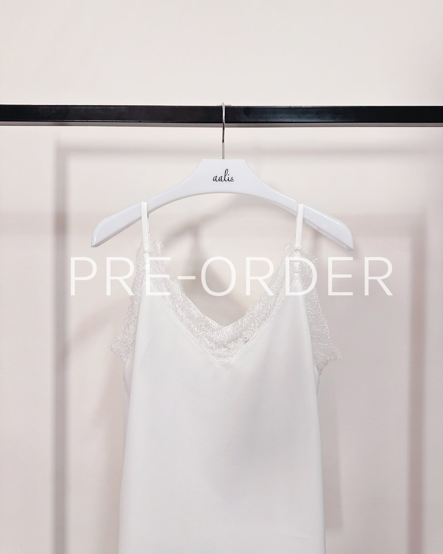 (Pre-order) aalis CAMILA SS26 lace camisole (Ivory)