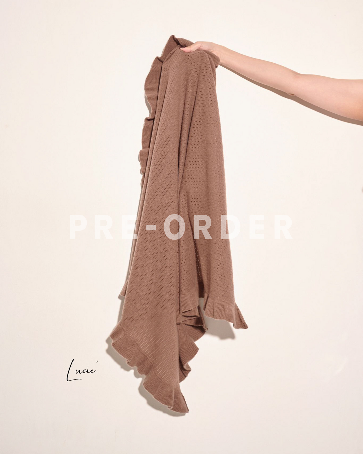 (Pre-order) aalis LUCIE FW24 cashmere scarf (Coco)