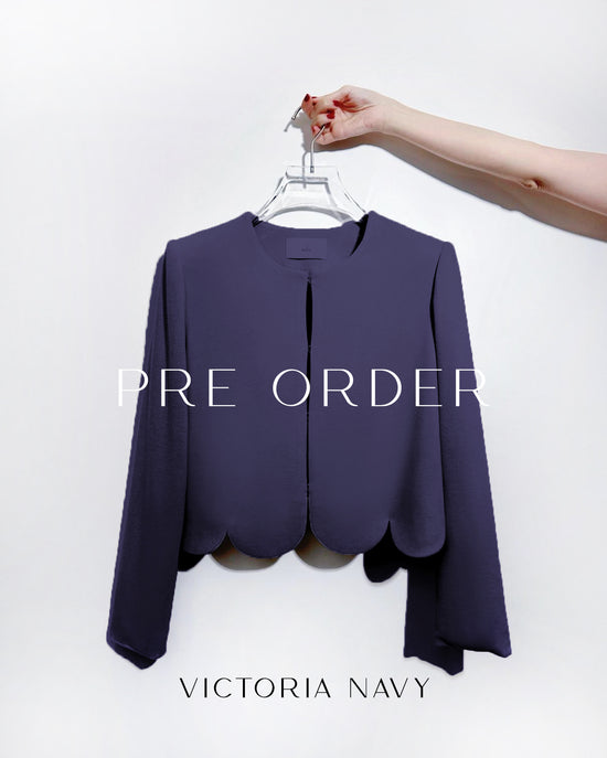 aalis VICTORIA Wool Jacket (NAVY)