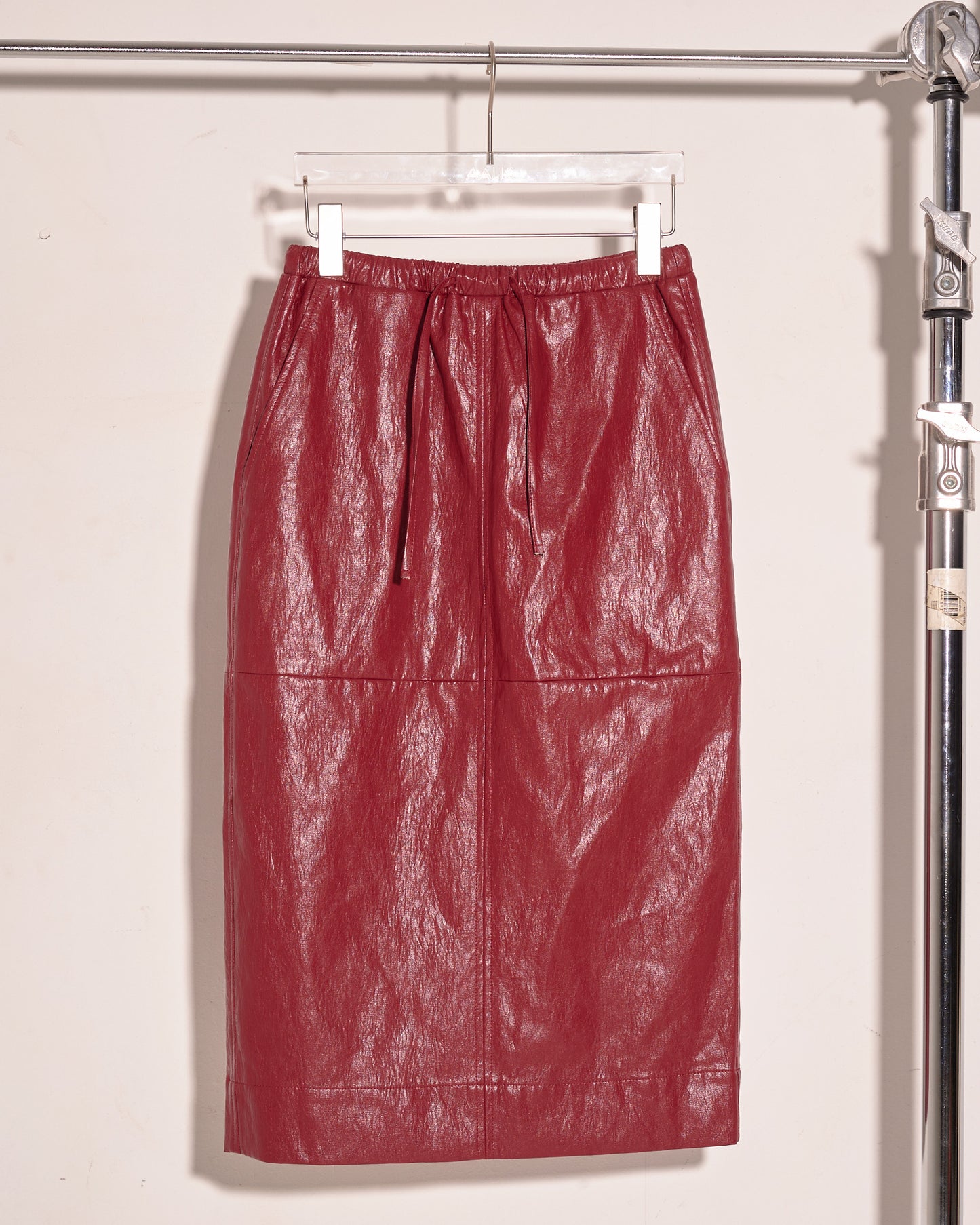 aalis RYLIE faux leather skirt (Red)