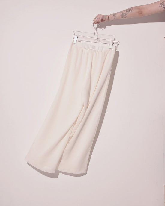 aalis SAB full linning chiffon pants (Ivory)