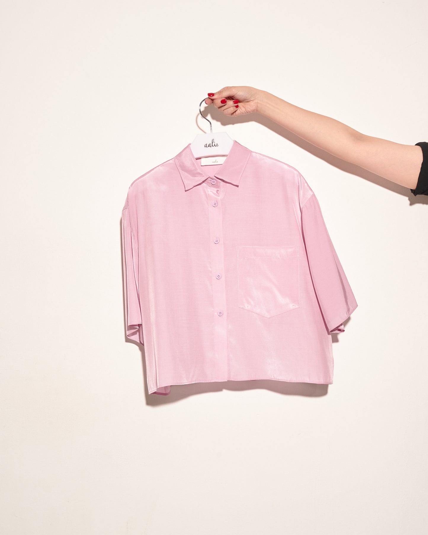 aalis ADIA shiny comfort s/s shirt (Pink)