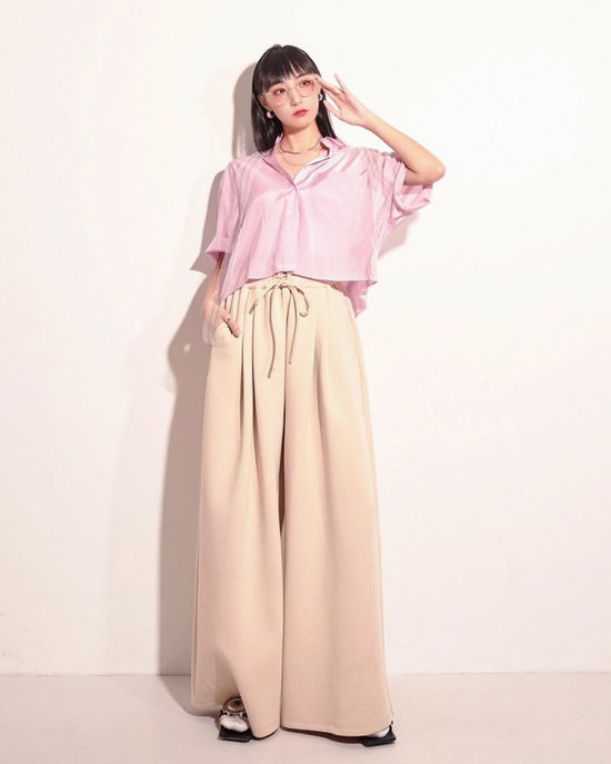 aalis ADIA shiny comfort s/s shirt (Pink)