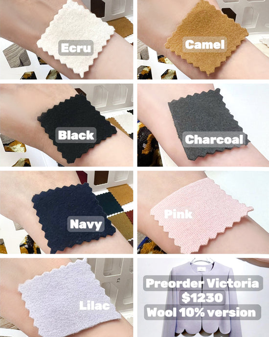 aalis VICTORIA Wool Jacket (NAVY)