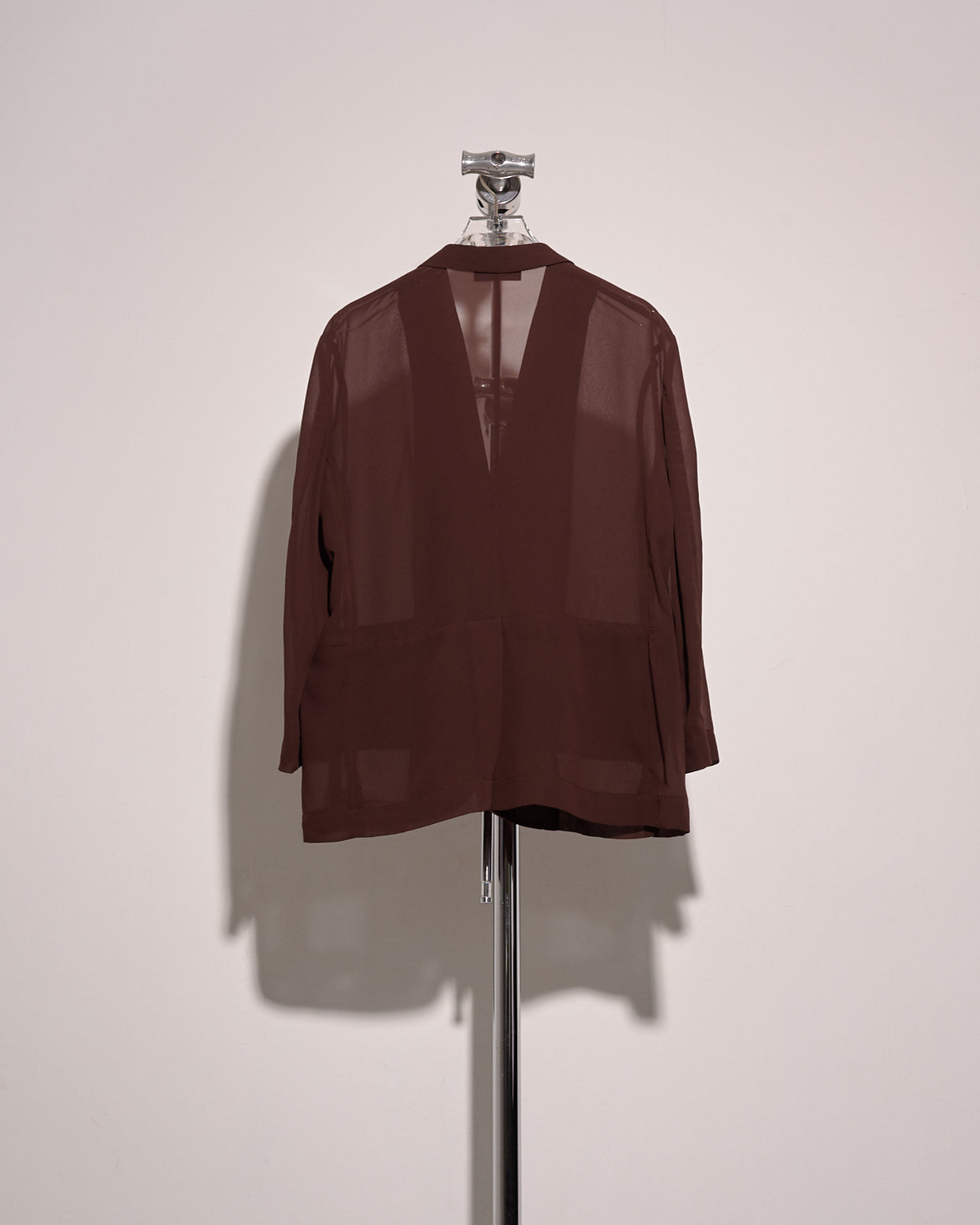 aalis DELLA oversized blazer (Brown chiffon)