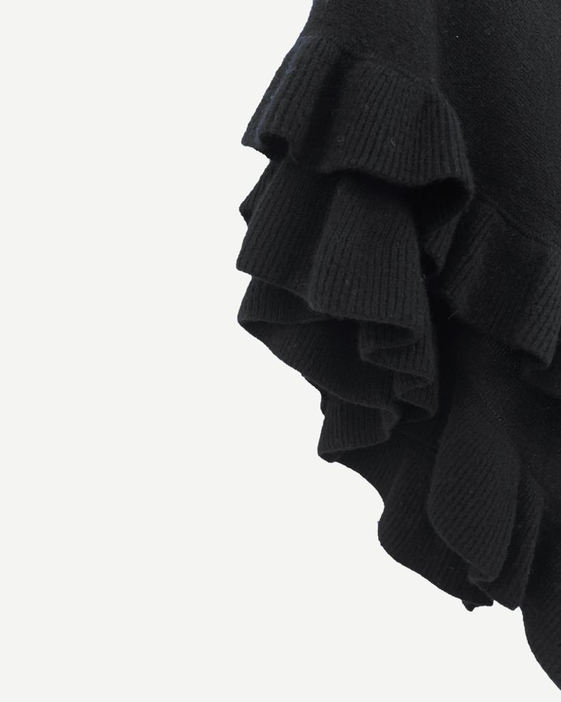 (Pre-order) aalis LUCIE FW25 cashmere scarf (Black)