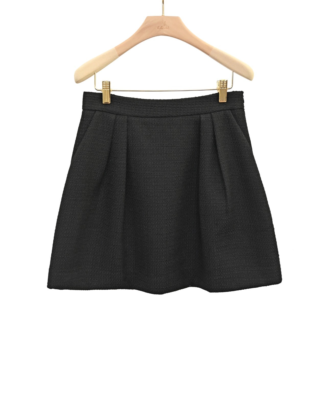 aalis POLLY tweed skirt (Black)