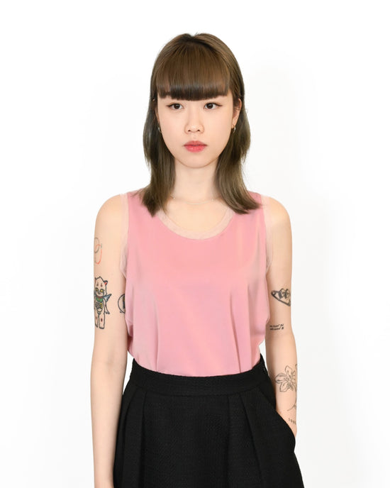 Load image into Gallery viewer, aalis IVY basic tank (Med pink)
