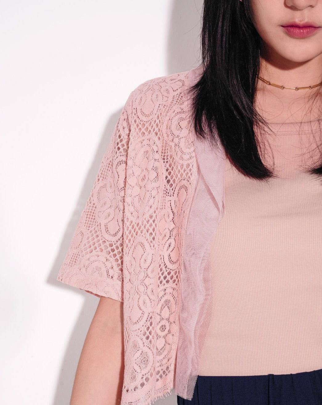 Pink lace outlet jacket