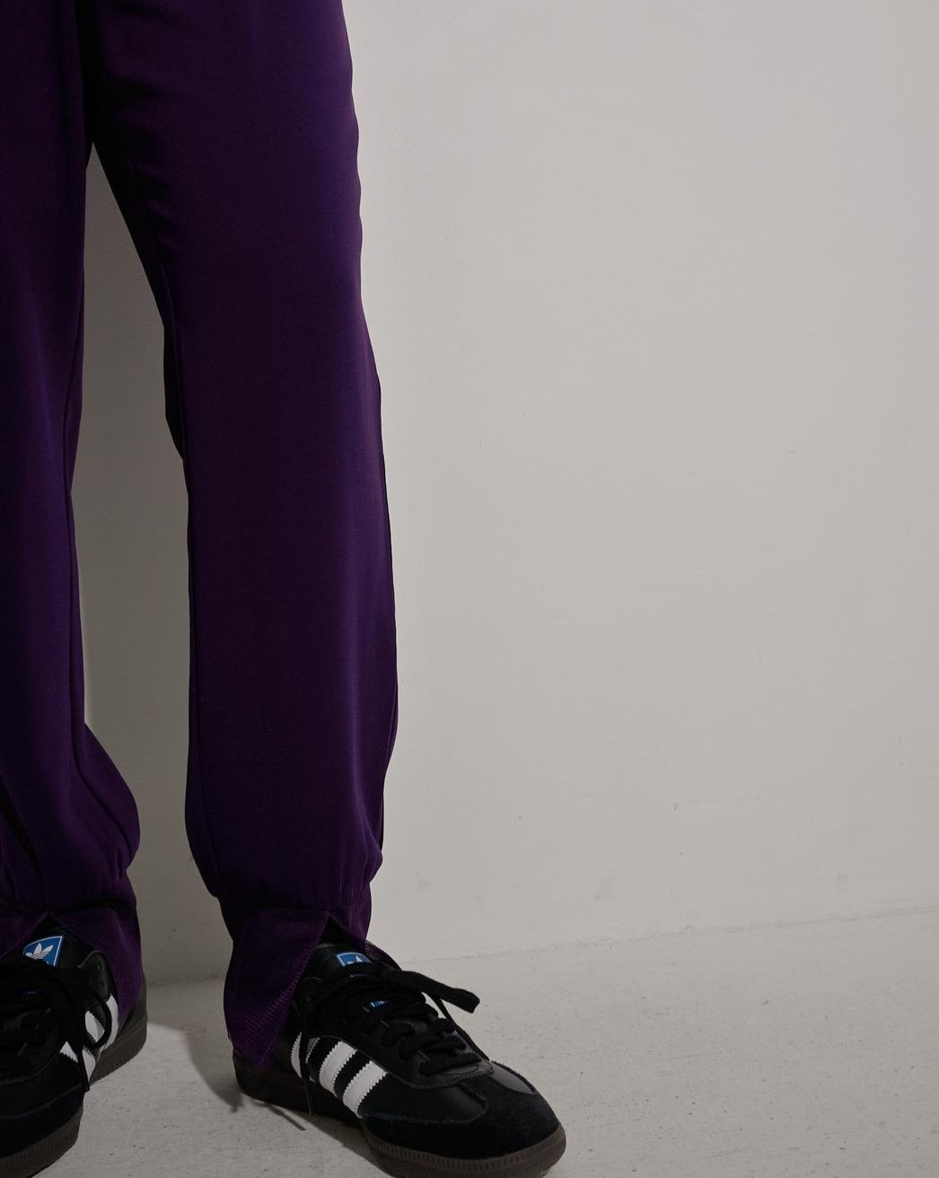 aalis JULIETA 网纱裤腿长裤（紫色）