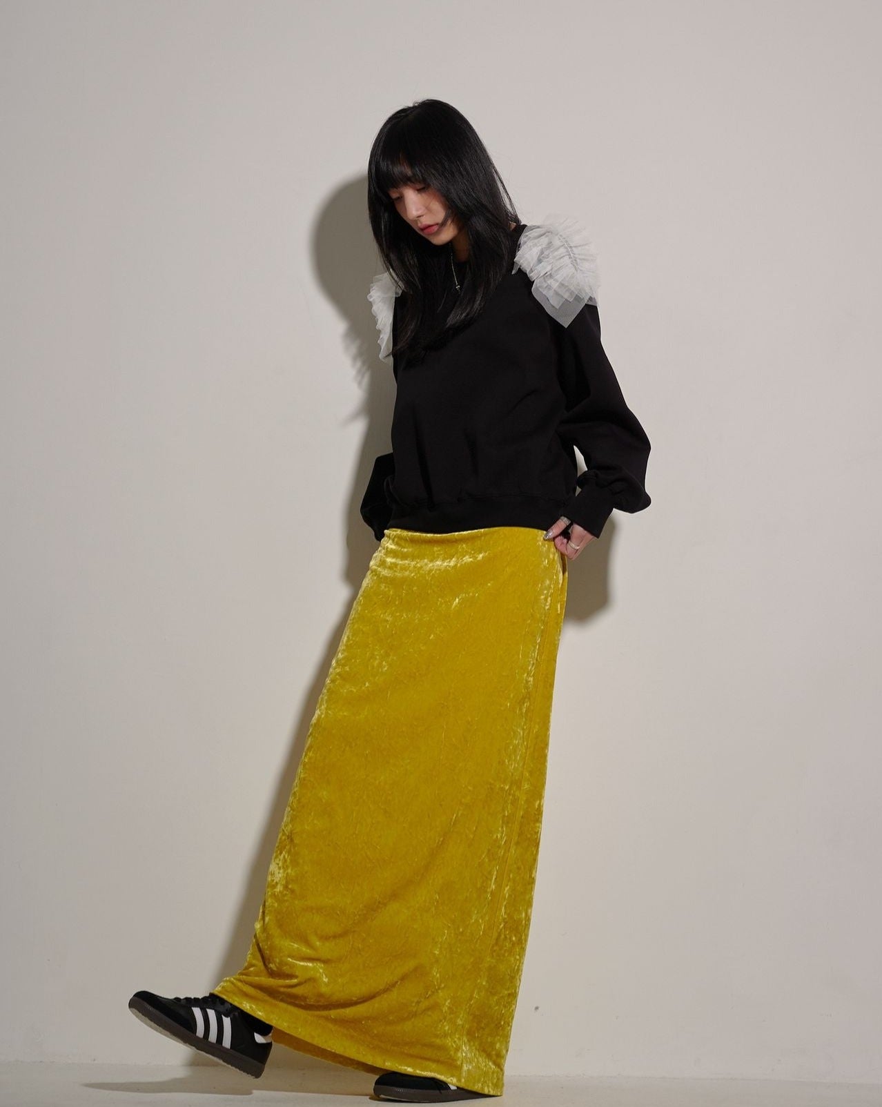 Zara yellow maxi skirt Clearance