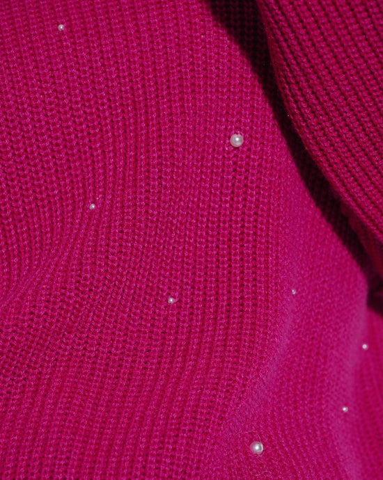 aalis KELDA 珍珠装饰套头衫（紫红色）